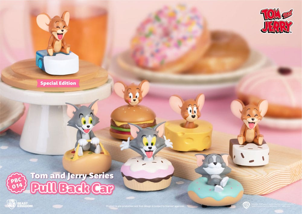 Tom and Jerry Pull Back Car Blind Box 6 Pack