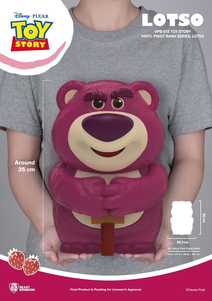 Toy Story Piggy Vinyl Bank Lotso