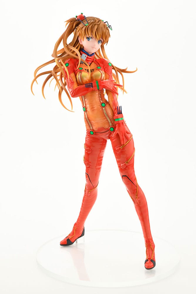 Evangelion 2.0 You Can Not Advance Asuka Shikinami Langley Test Plugsuit Smile Version PVC Statue 1 4 Scale 40 cm
