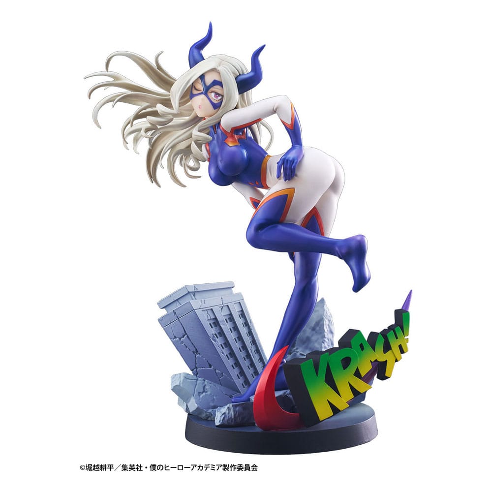My Hero Academia Mt Lady Hero Suits Version PVC Statue 1 90 Scale Re Run 24 cm