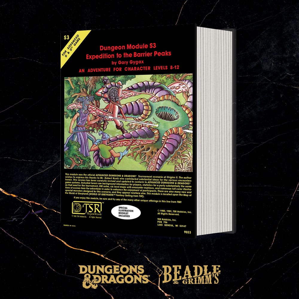 Dungeons And Dragons Dice Set Classic Module Journey To The Barrier Peaks 7 Piece