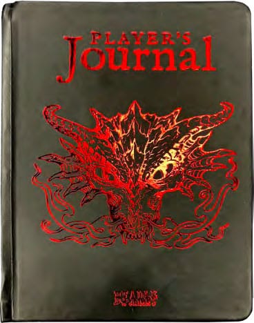 Players Journal Notebook A5 Tabletop RPG Accessory