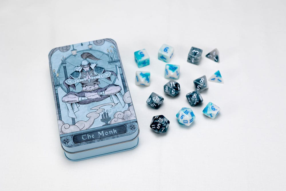 Character Class Monk Classic RPG Dice Set 16 Pieces