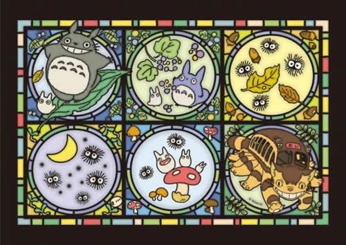 My Neighbor Totoro Totoros Forest Letter Art Crystal Jigsaw Puzzle