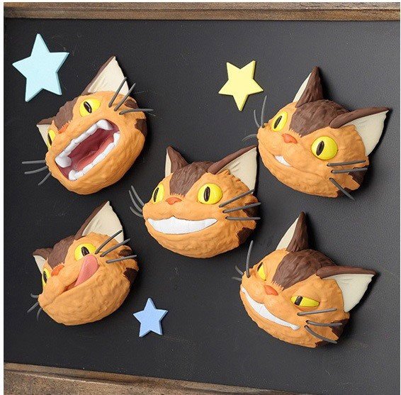 My Neighbor Totoro Catbus Magnets 6 cm Display Set of 6