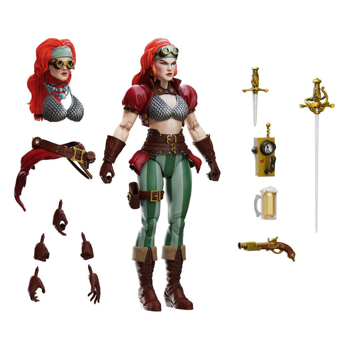 Boss Fight Studio Red Sonja Epic HACKS Steampunk Action Figure