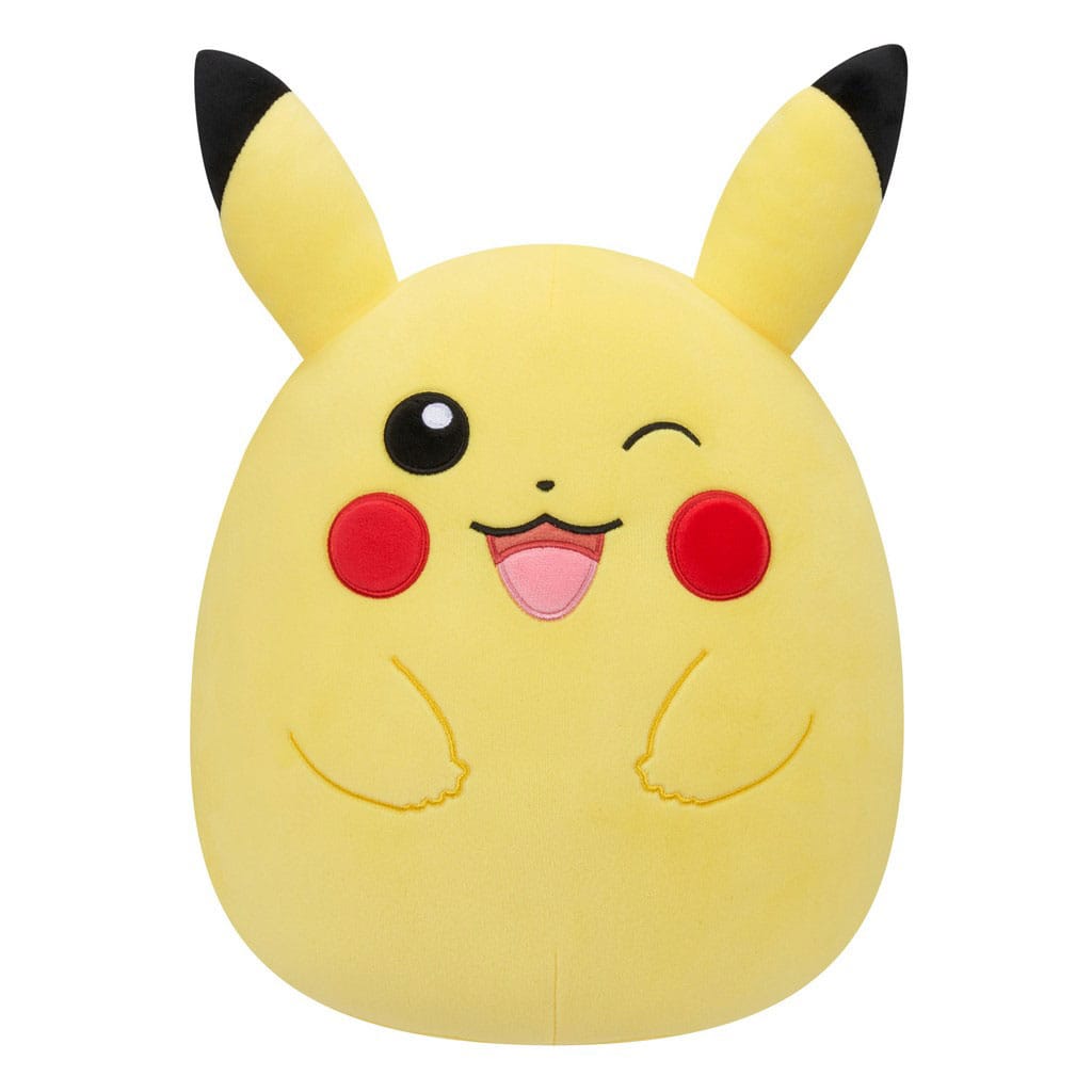 Pokemon Squishmallows Jumbo Winking Pikachu Plush Figure 51 cm