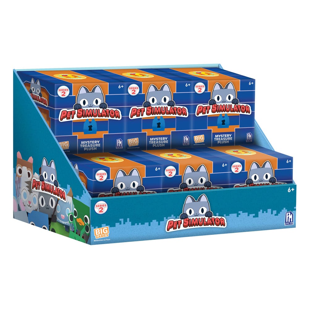 Pet Simulator Wave 2 Mystery Treasure Plush Set of 9