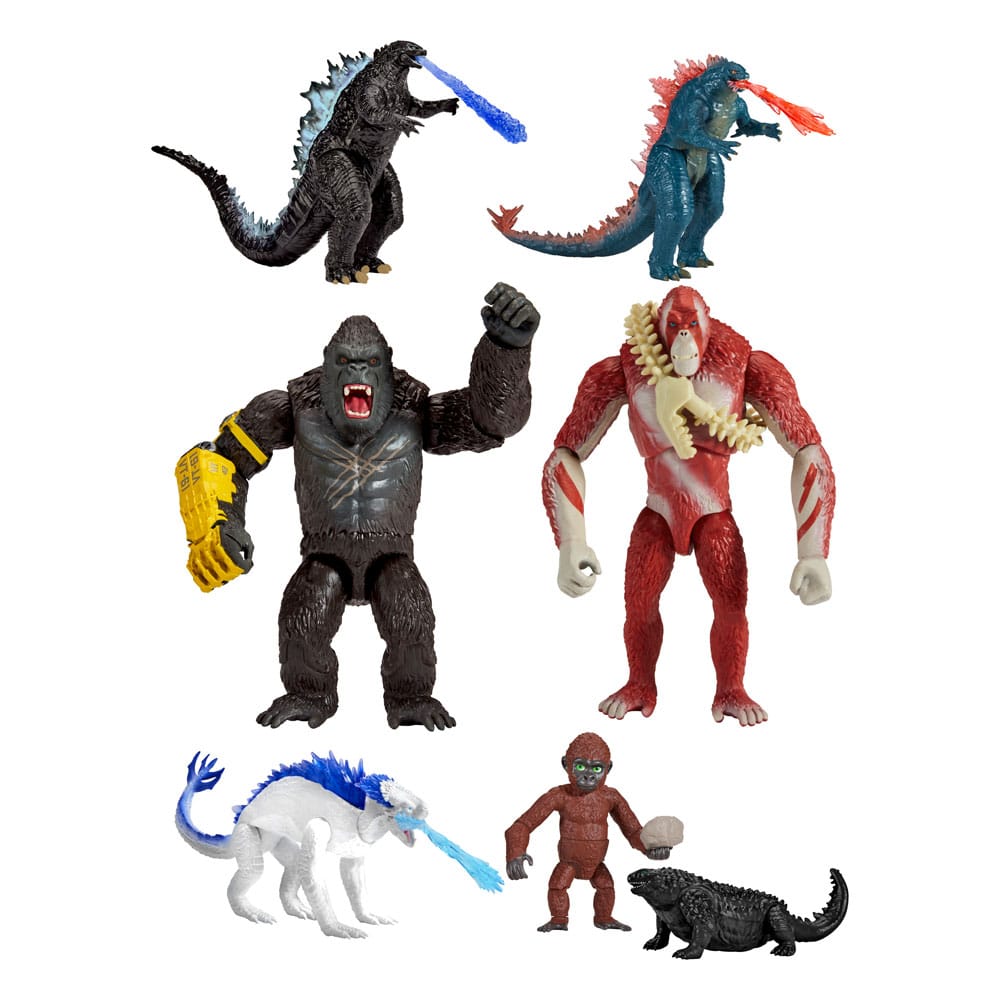 Godzilla versus Kong The New Empire Basic Figures 15 cm Set of 8
