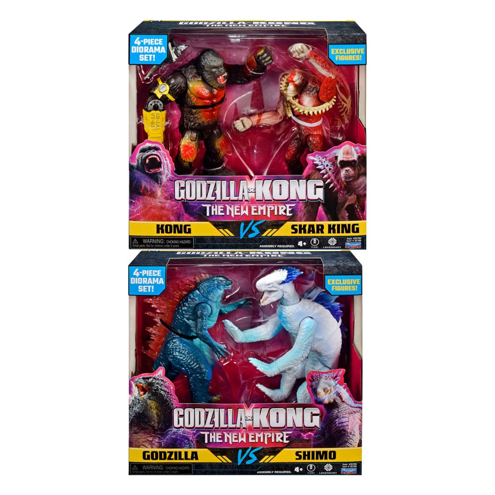 Godzilla versus Kong The New Empire 15 cm Action Figures Set of 4