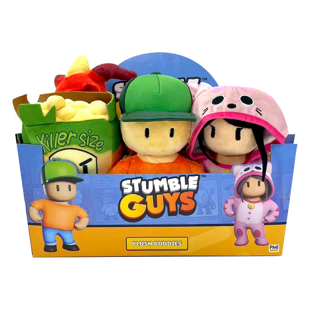 Stumble Guys Clip On Plush Figures Pack of 6