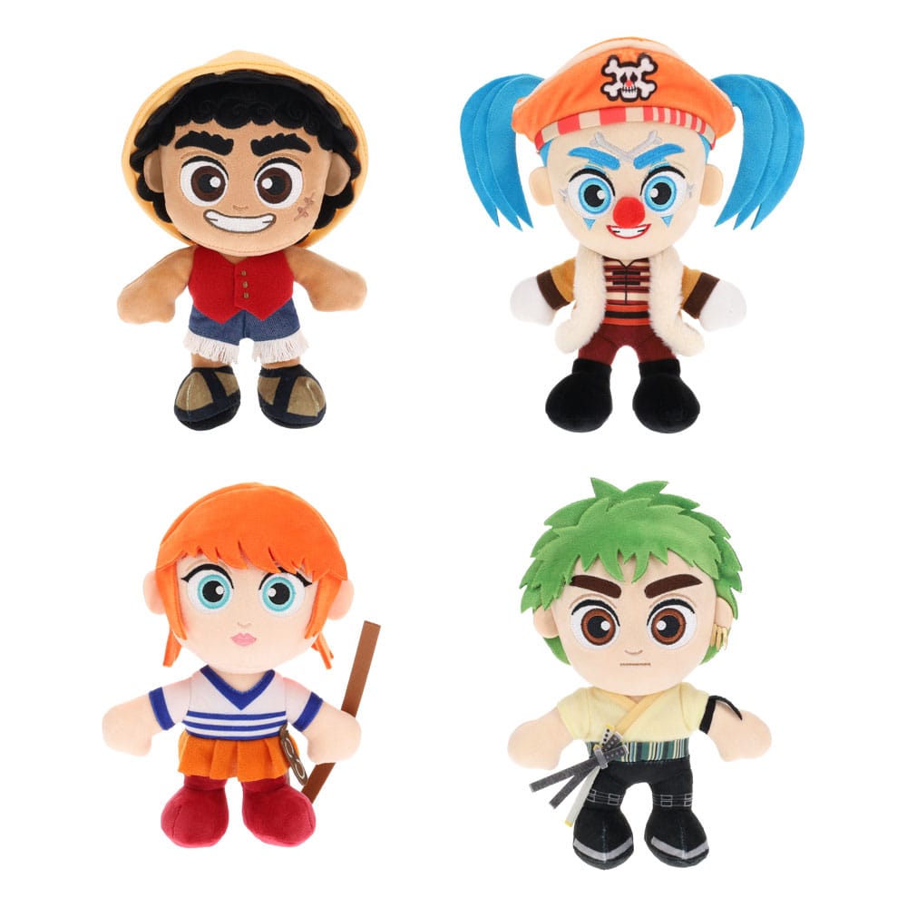 One Piece Plush Figures 20 cm Collection Set of 9