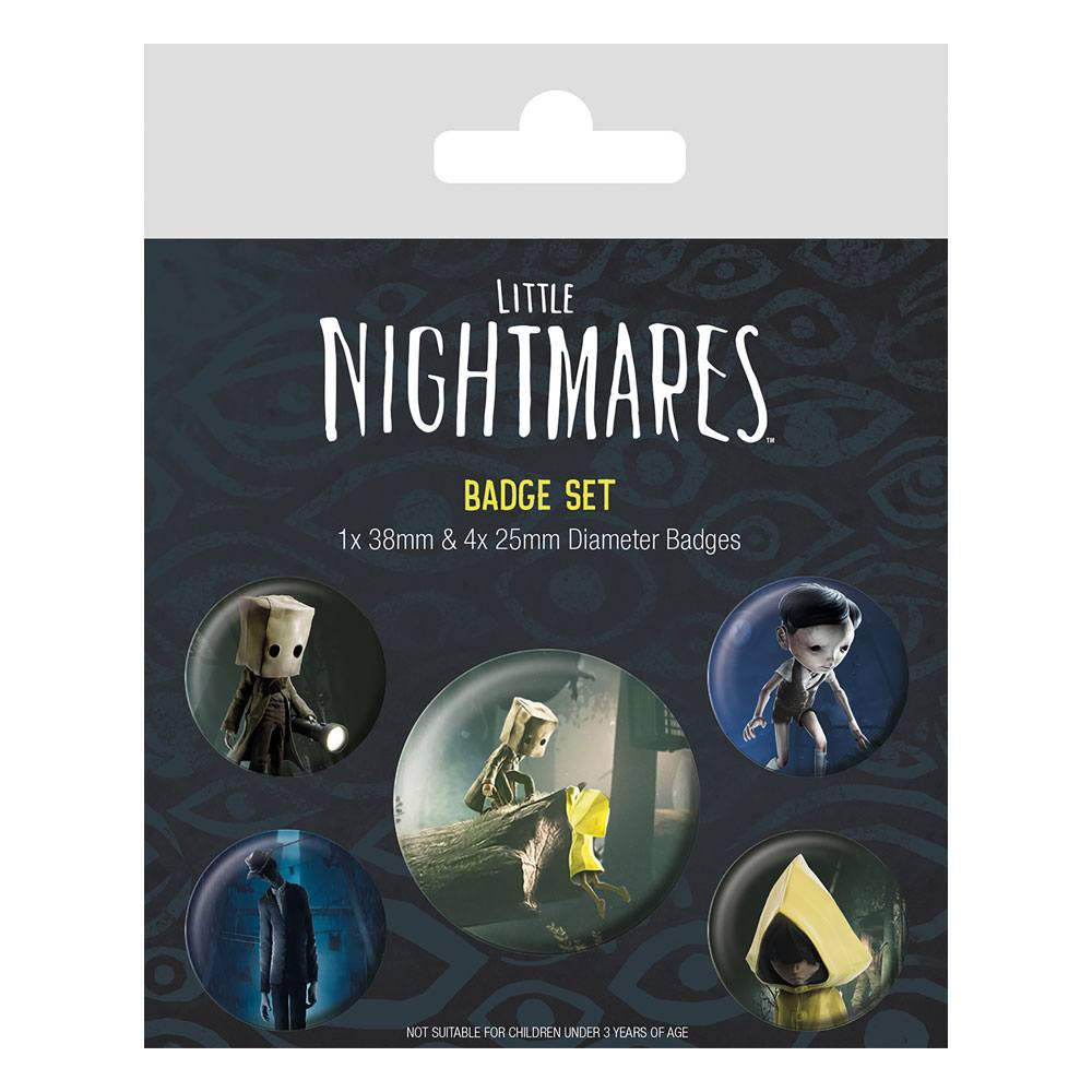 Little Nightmares Little Nightmares II Video Game Pin Back Buttons 5 Pack