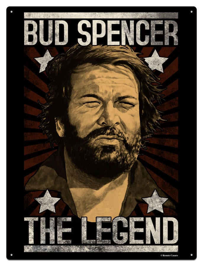 Bud Spencer The Legend Tin Sign 30 x 40 cm