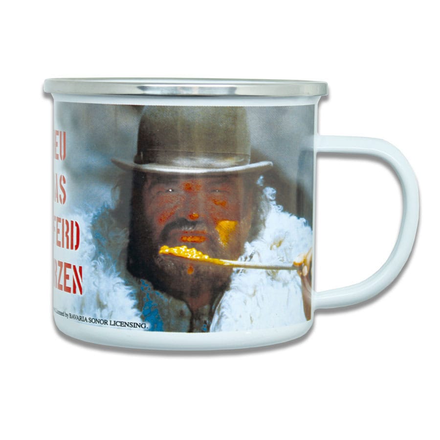 Bud Spencer Ohne Heu kann das beste Pferd Enamel Mug