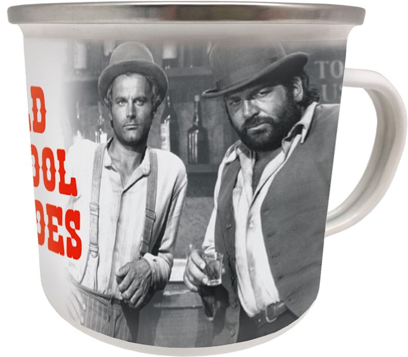 Bud Spencer and Terence Hill Old School Heroes Enamel Mug