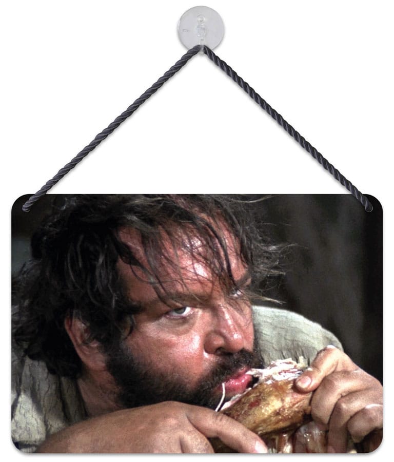 Bud Spencer Bud Tin Sign 16.5 x 11.5 cm