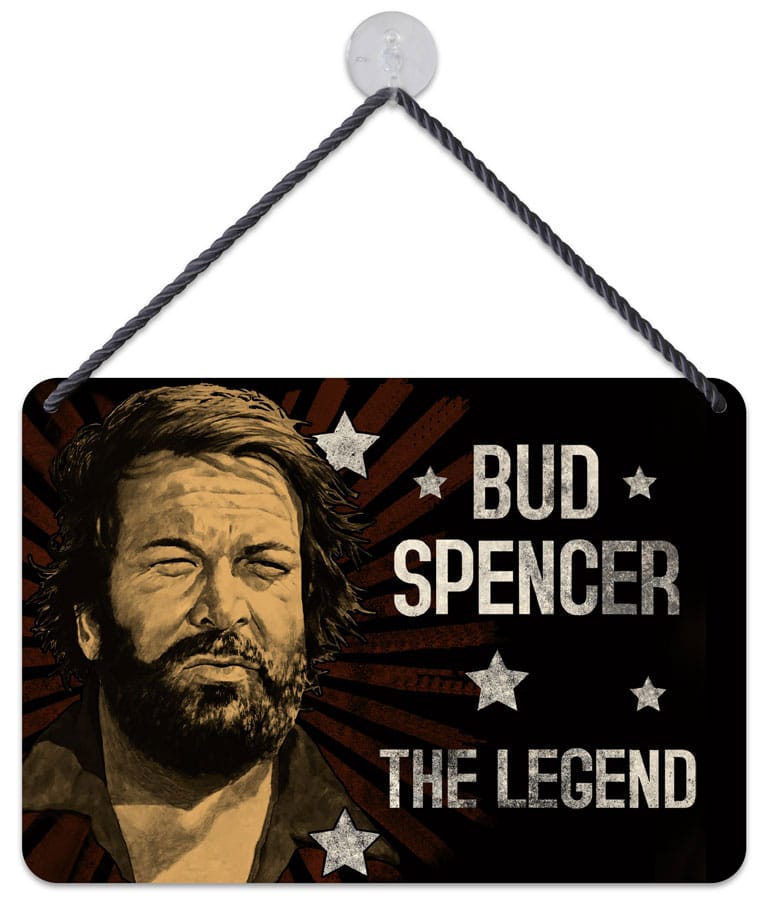 Bud Spencer The Legend Tin Sign 16.5 x 11.5 cm