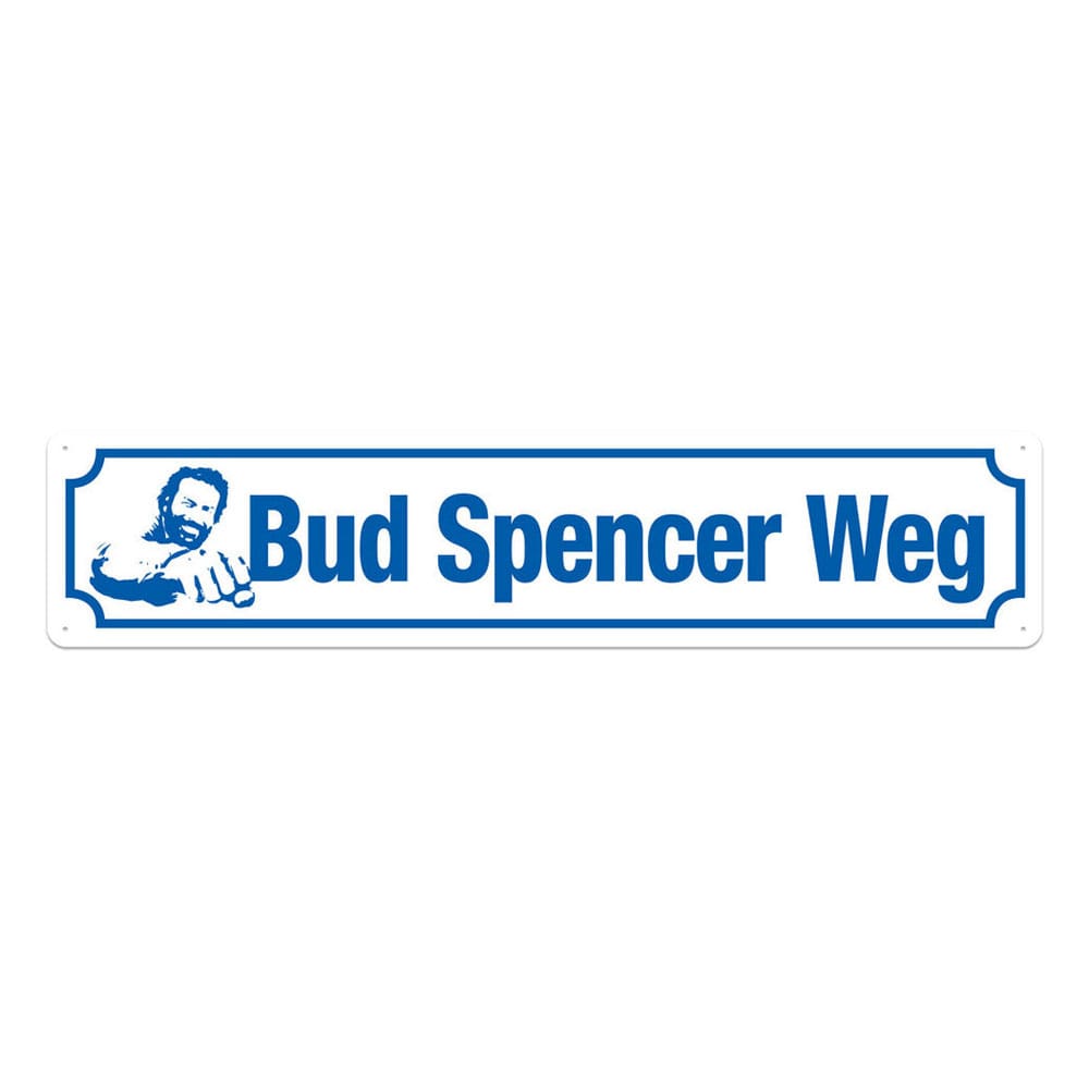 Bud Spencer Bud Spencer Weg Tin Sign 46 x 10 cm