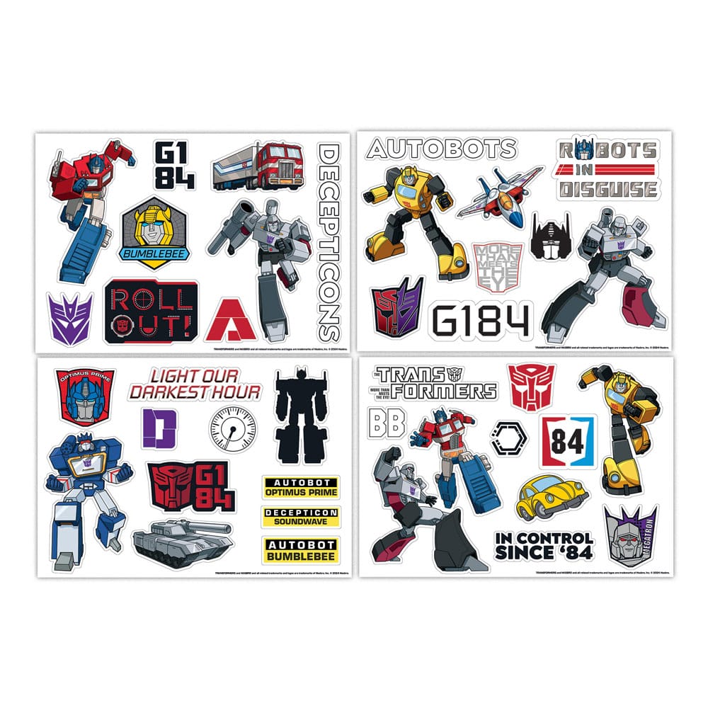 Transformers Sticker Pack Various Designs