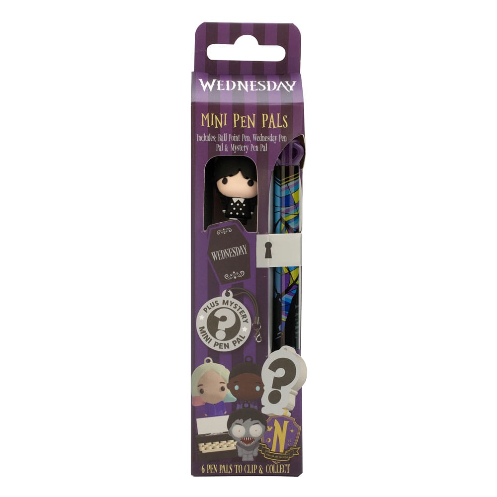 Wednesday Mini Pen Pal Pen and Pen Dangler Set