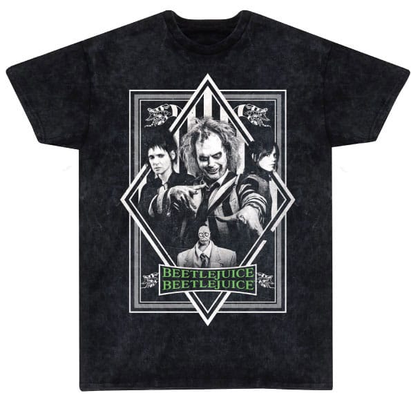 Beetlejuice 2 Poster Snow Wash Beetlejuice 2 T Shirt Size S