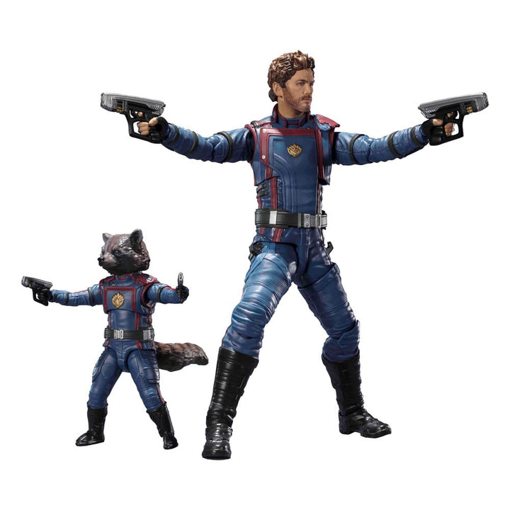 Guardians of the Galaxy S.H.Figuarts Star-Lord & Rocket Raccoon Action Figures