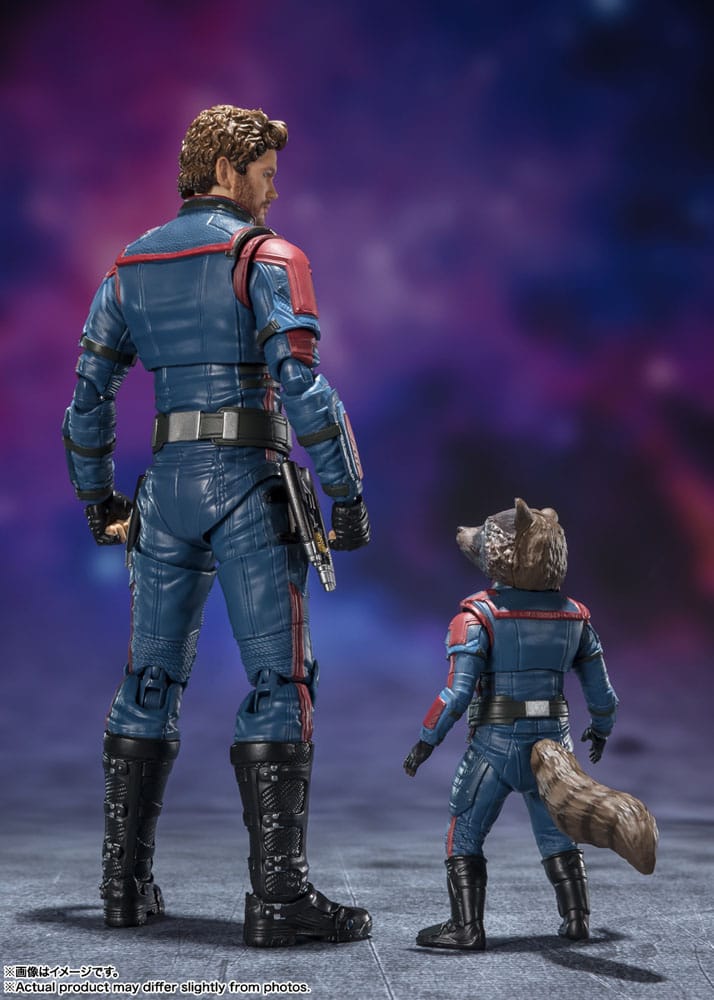 Guardians of the Galaxy S.H.Figuarts Star-Lord & Rocket Raccoon Action Figures