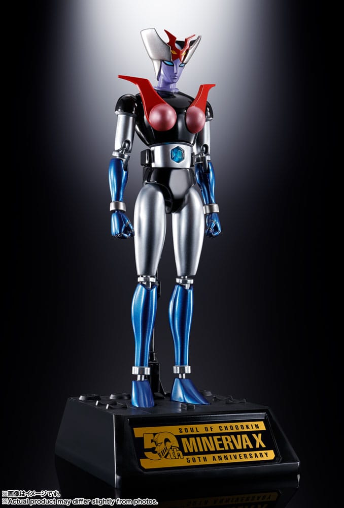 Mazinger Z Soul of Chogokin GX-08R Aphrodai A vs GX-09R Minerva X 6.3" Diecast Action Figures