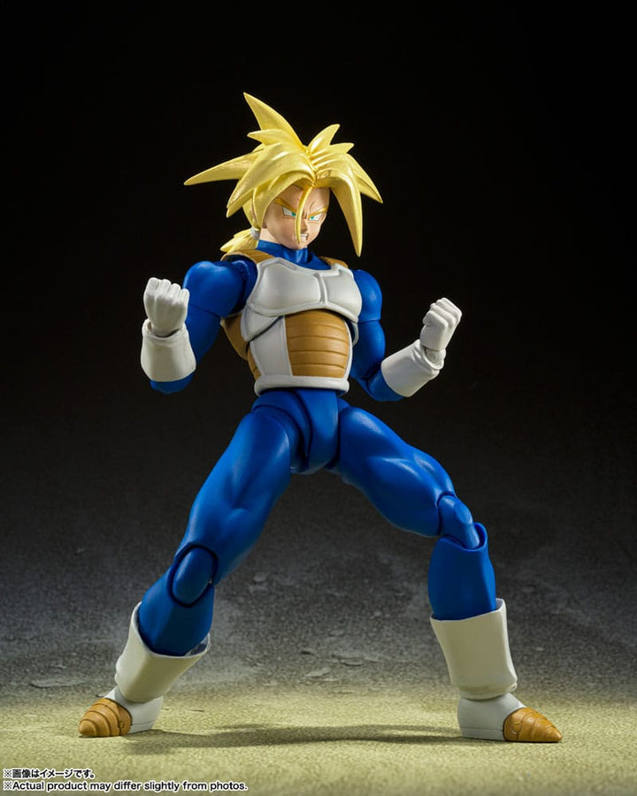 Bandai Super Saiyan Trunks Dragon Ball Z S.H. Figuarts Action Figure Infinite Latent Super Power Ver 14 cm