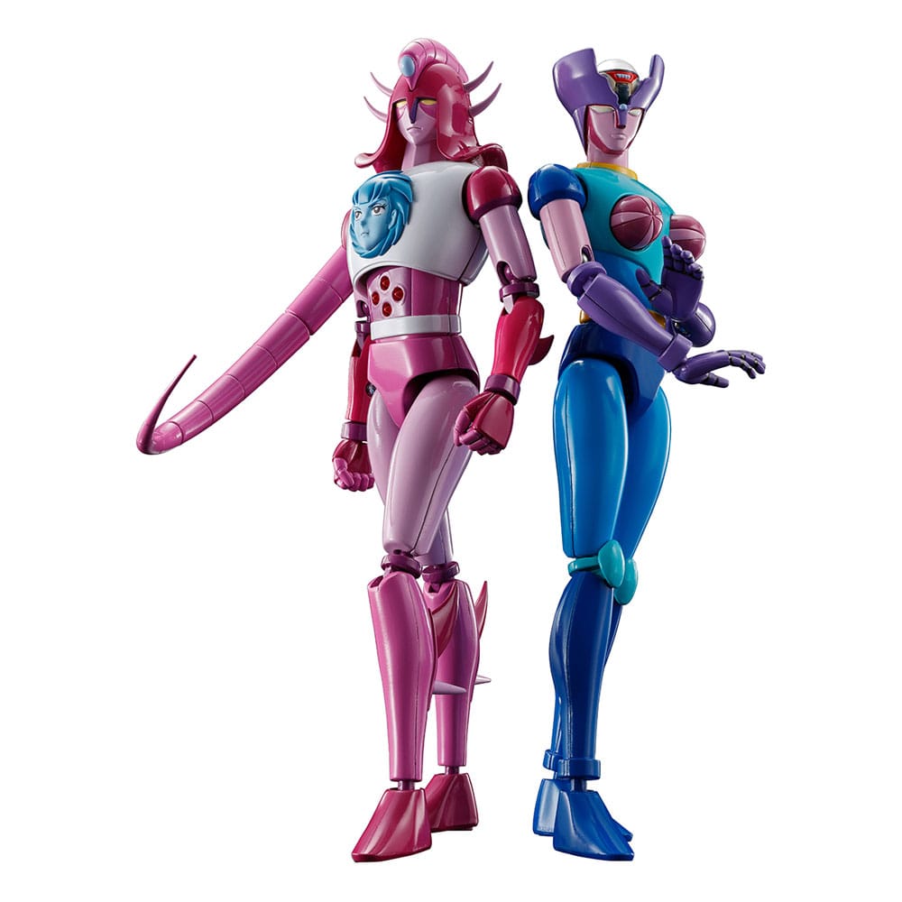 Great Mazinger Z Rhein and Dianan Soul of Chogokin Diecast Action Figure GX108 GX11R Set 17 cm