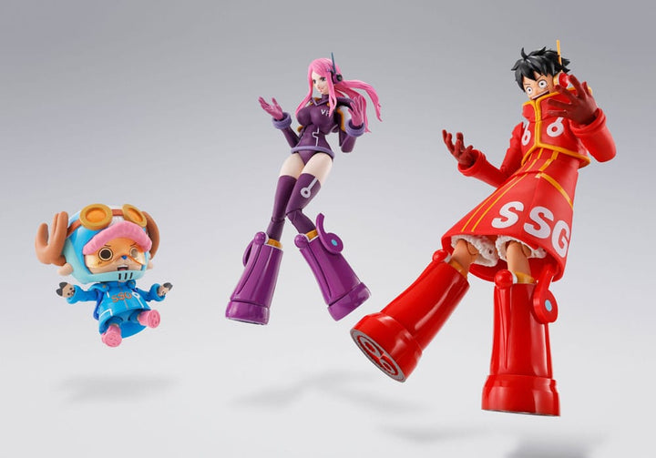 One Piece Jewelry Bonney SH Figuarts Action Figure Future Island Egghead 15 cm