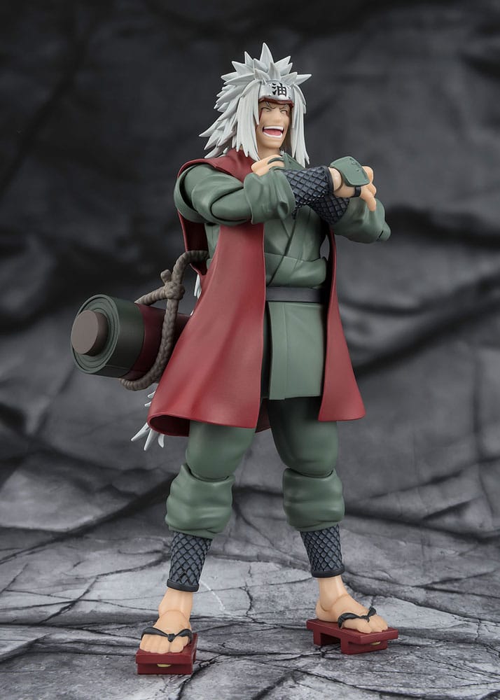 Naruto Jiraiya SH Figuarts Action Figure Sage Mode Set 17 cm