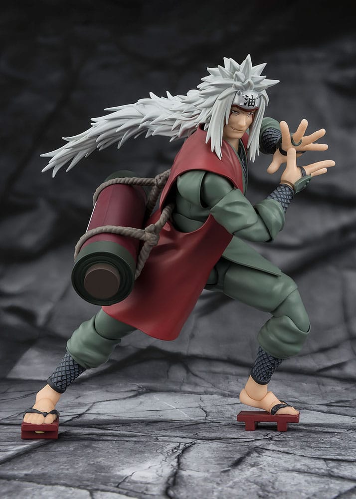 Naruto Jiraiya SH Figuarts Action Figure Sage Mode Set 17 cm