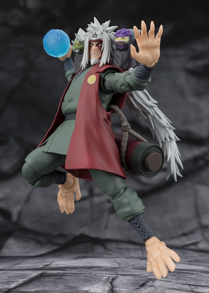 Naruto Jiraiya SH Figuarts Action Figure Sage Mode Set 17 cm