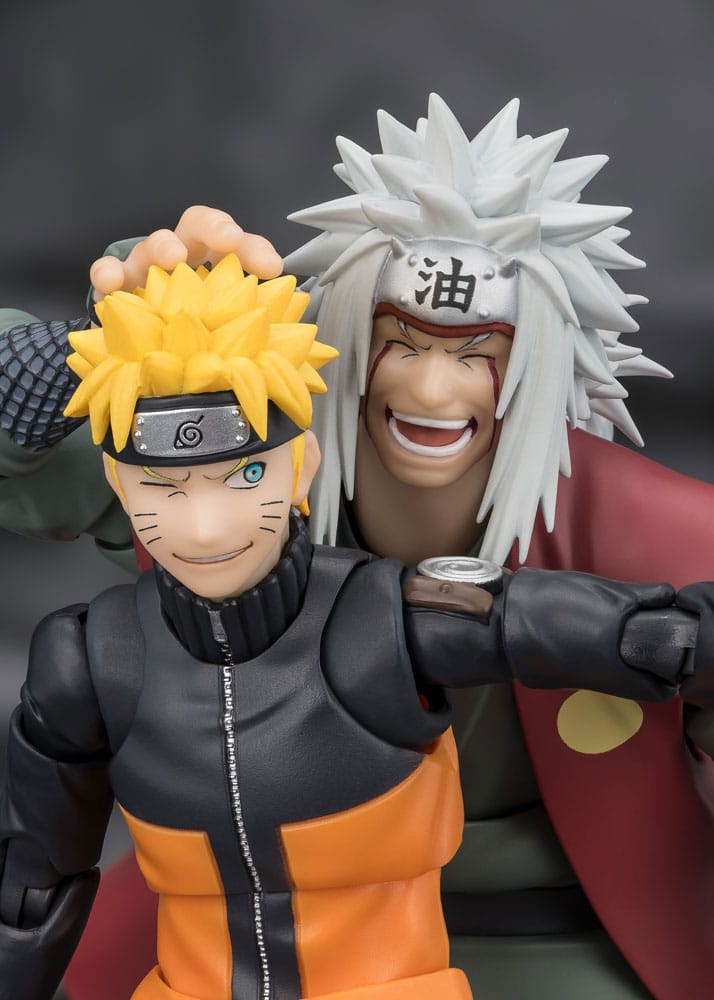 Naruto Jiraiya SH Figuarts Action Figure Sage Mode Set 17 cm