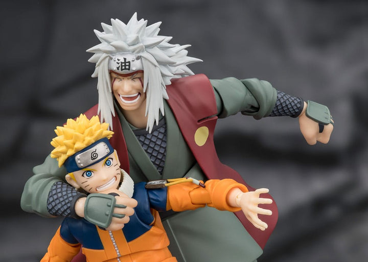 Naruto Jiraiya SH Figuarts Action Figure Sage Mode Set 17 cm