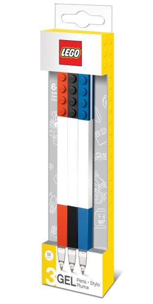 LEGO Gel Pens Brick Design Writing Set 3 Pack