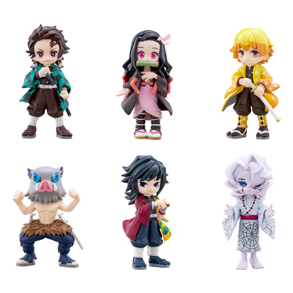 Demon Slayer Kimetsu no Yaiba PalVerse Character PVC Figures 9 cm Assortment Set of 6
