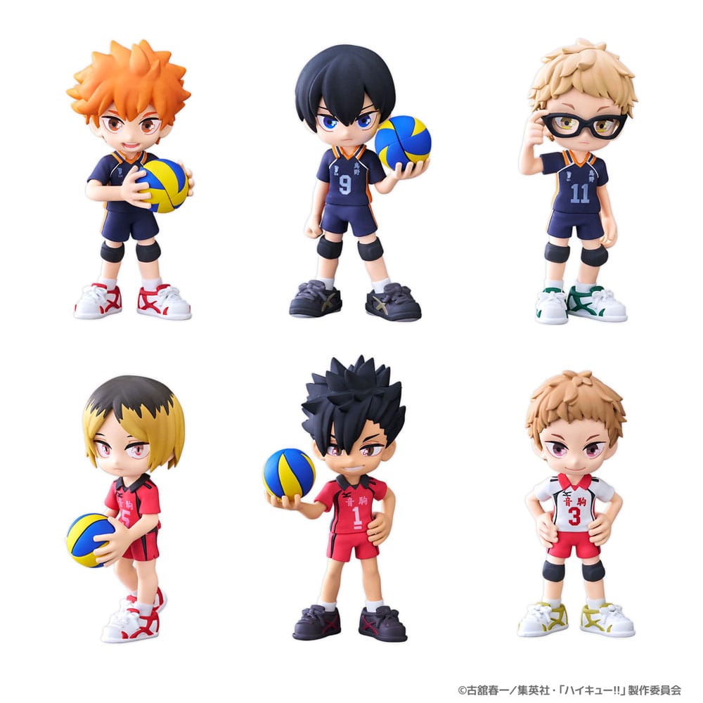 Haikyu Character PalVerse PVC Figures 9 cm Assortment Re Run Set of 6