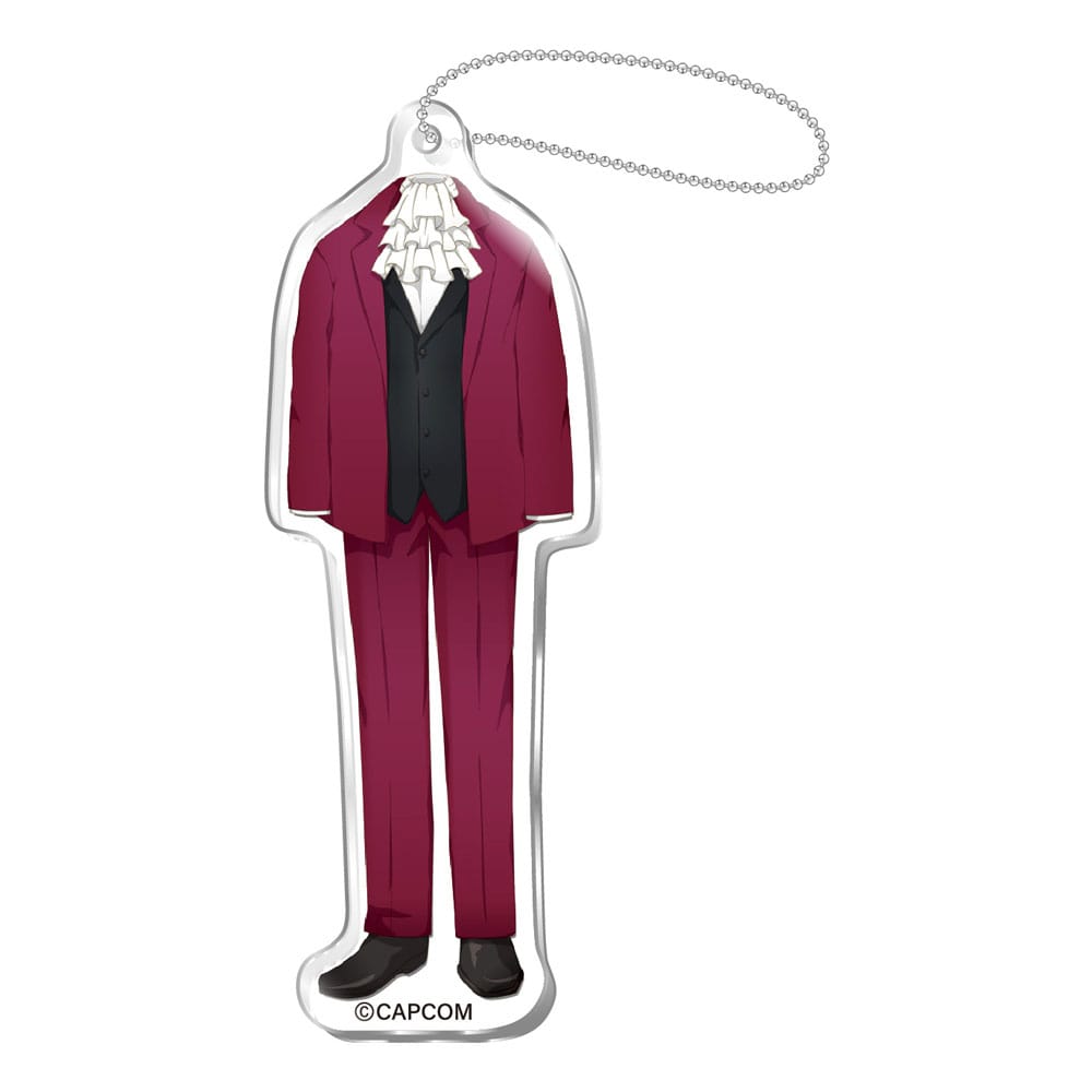 Ace Attorney Phoenix Miles Edgeworth Acryl Keychains 6 cm