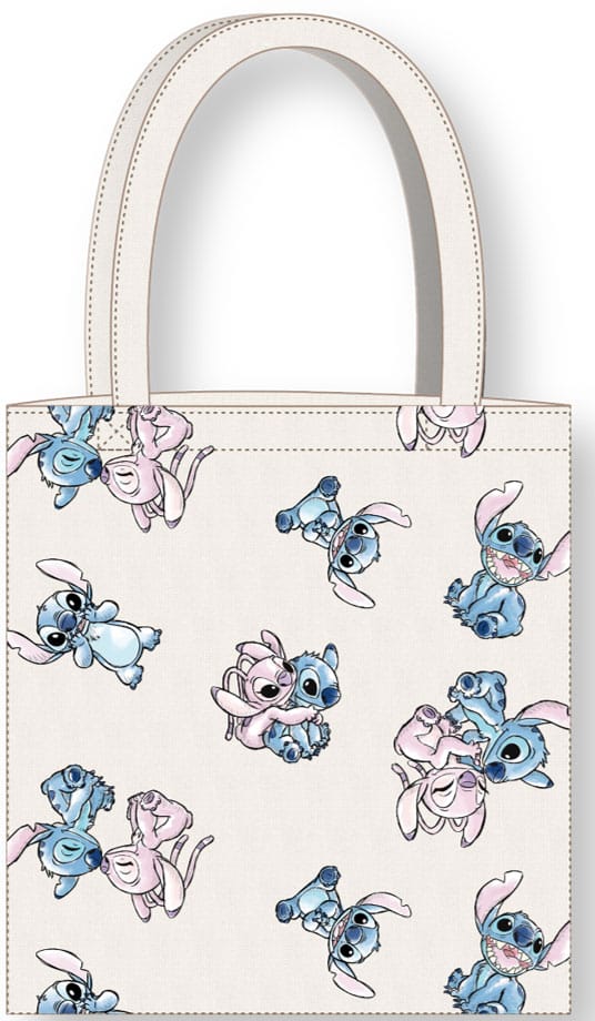 Disney Stitch and Angel Lilo and Stitch Hug Scene Tote Bag