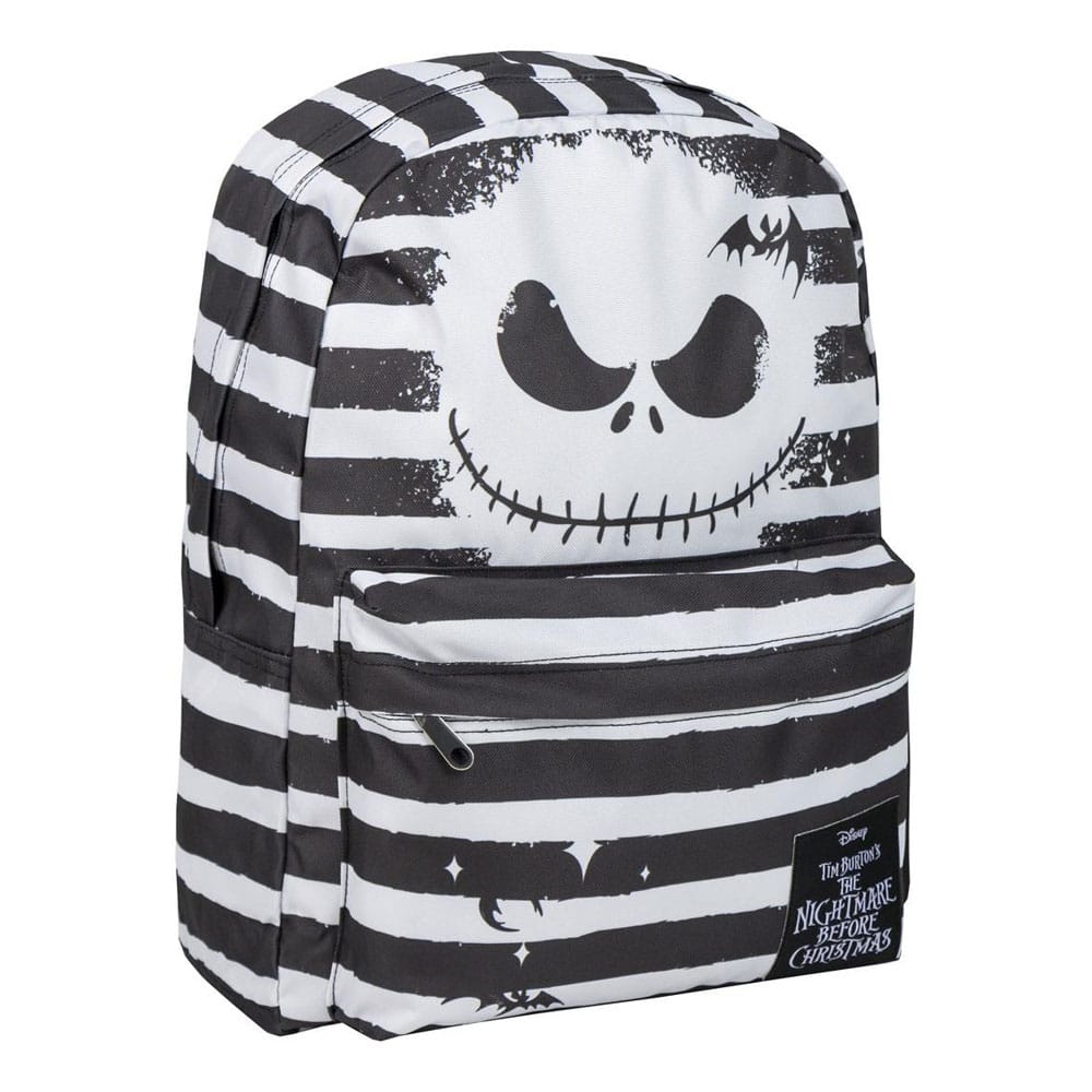 Disney Jack Skellington The Nightmare Before Christmas Striped Backpack