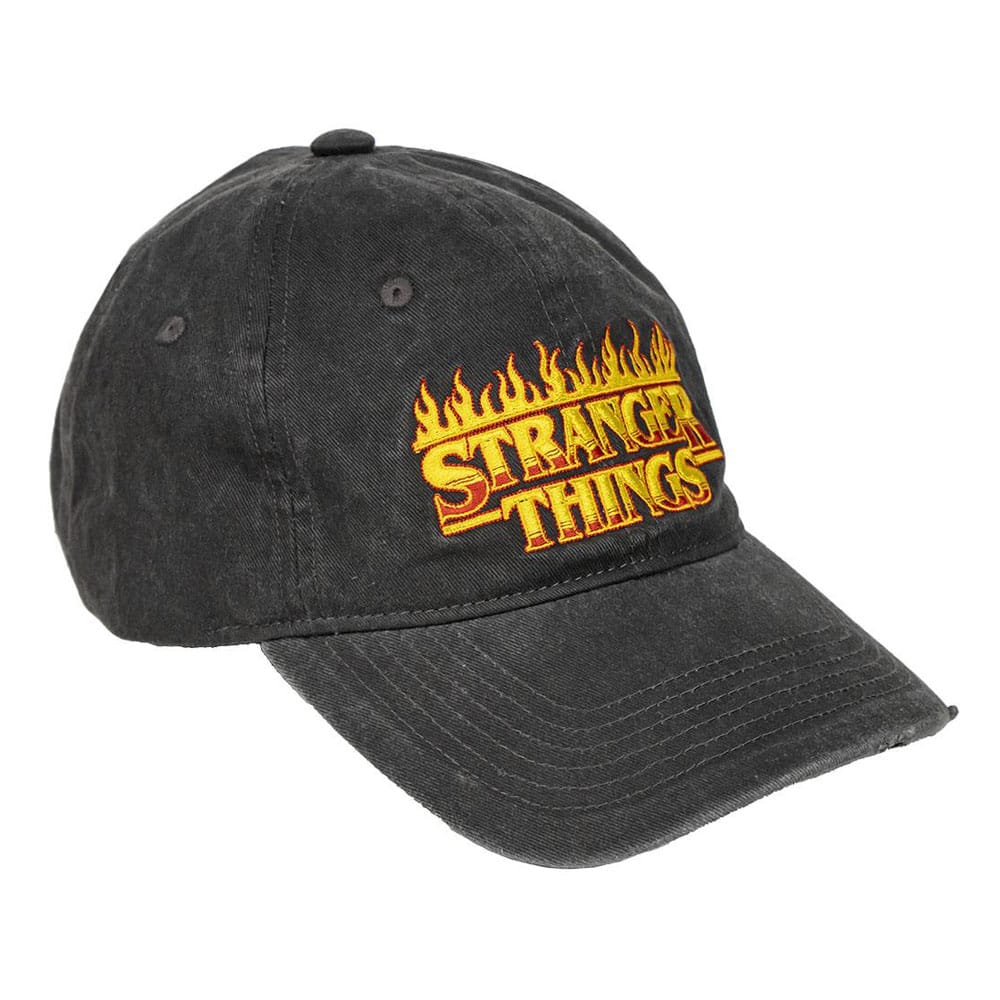Netflix Stranger Things Logo Burning Baseball Cap