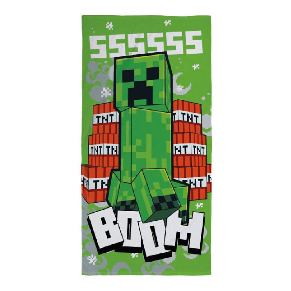 Minecraft Creeper Minecraft Towel Boom 70 x 140 cm