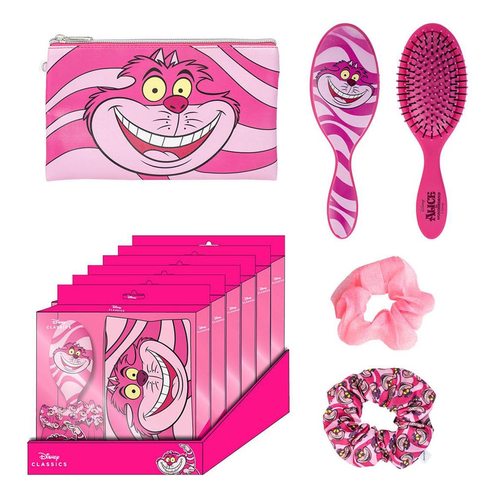 Disney Cheshire Cat Alice in Wonderland Make Up Bag 4 Pack