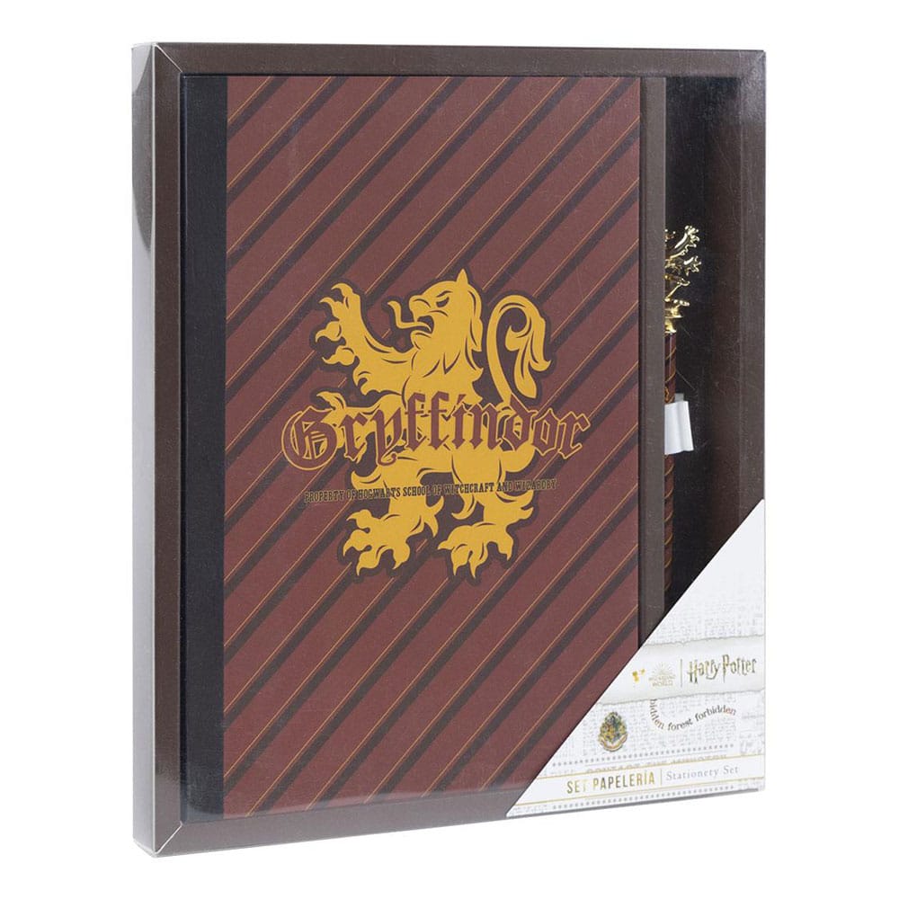 Harry Potter Hogwarts Gryffindor Stationery Set