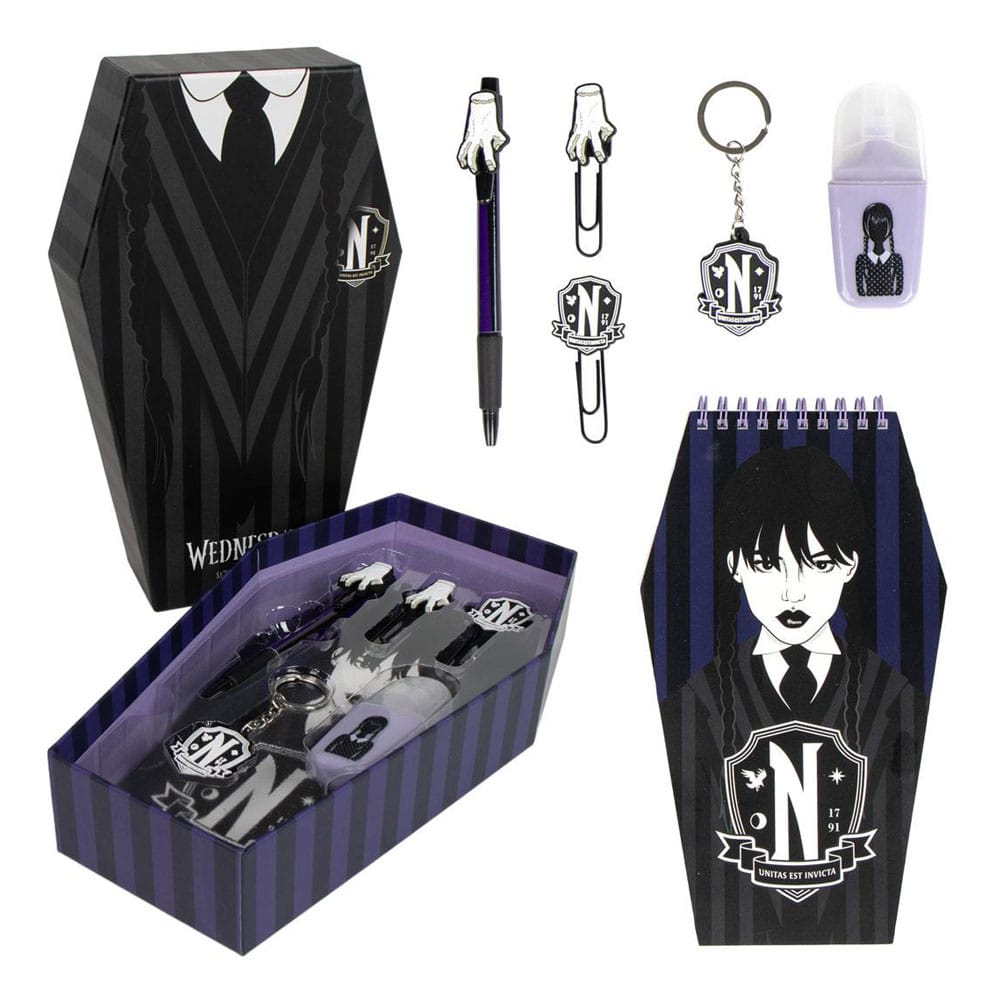 Wednesday Stationery Set 6 Pieces