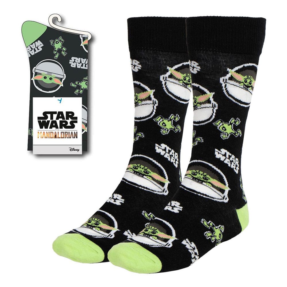 Star Wars The Mandalorian Grogu Series Socks Size 38 to 45