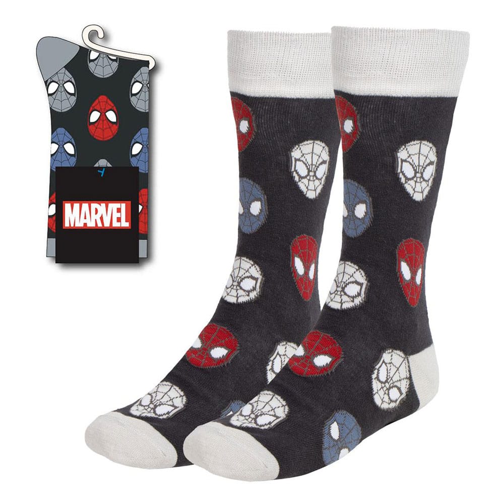 Marvel Spider Man Spider Man Film Socks Face Size 38 to 45